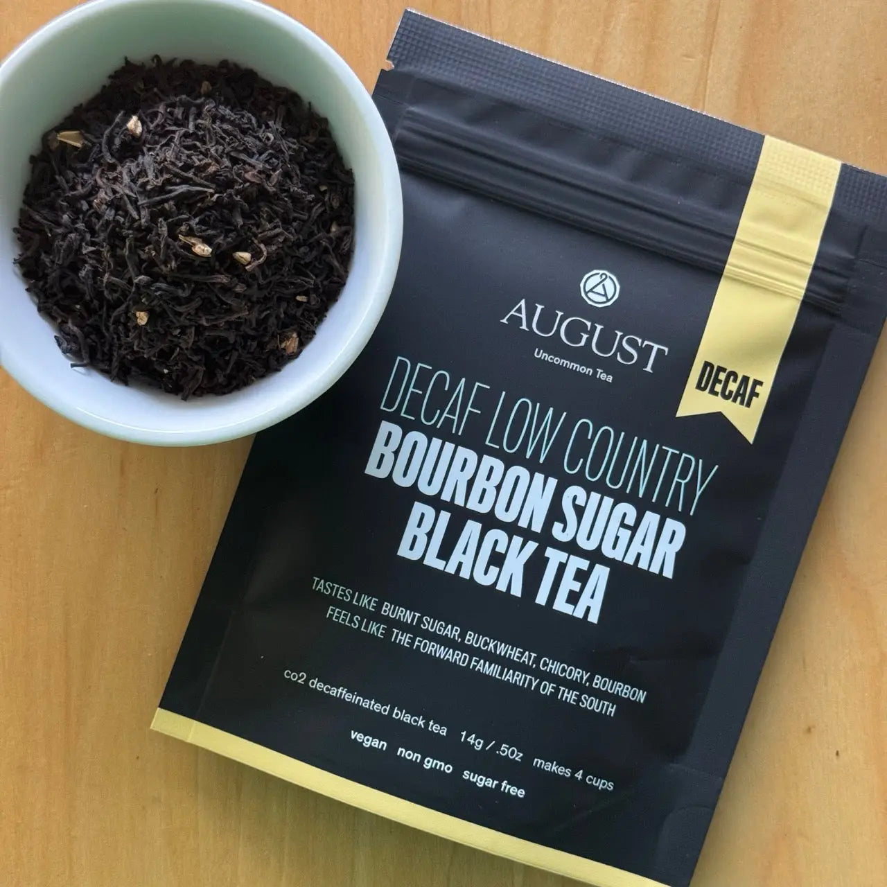 August Tea: Decaf Low Country - Bourbon Sugar Black Tea