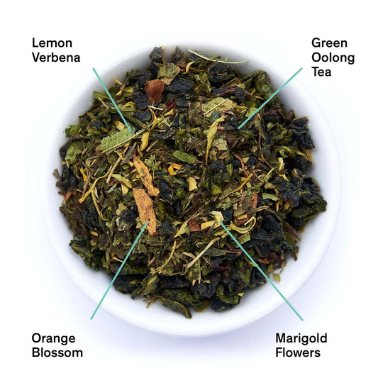 August Tea: Superbloom - Sweet Lemon Oolong Green Tea