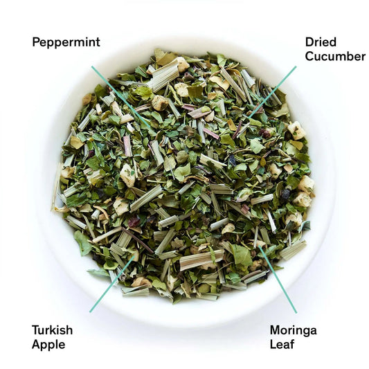 August Tea: Olympus - Mint Cucumber Herbal Tea (Caffeine Free)