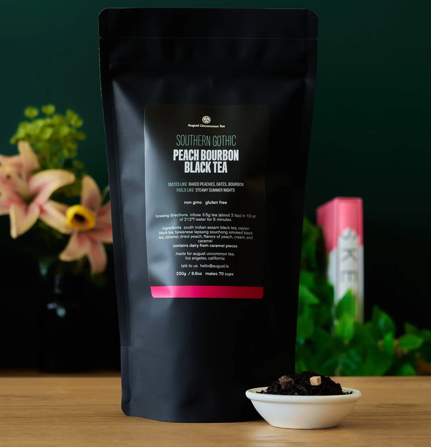 August Tea: Southern Gothic - Peach Bourbon Black Tea