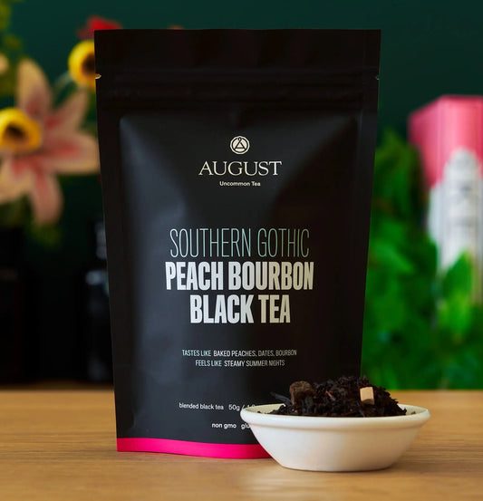 August Tea: Southern Gothic - Peach Bourbon Black Tea